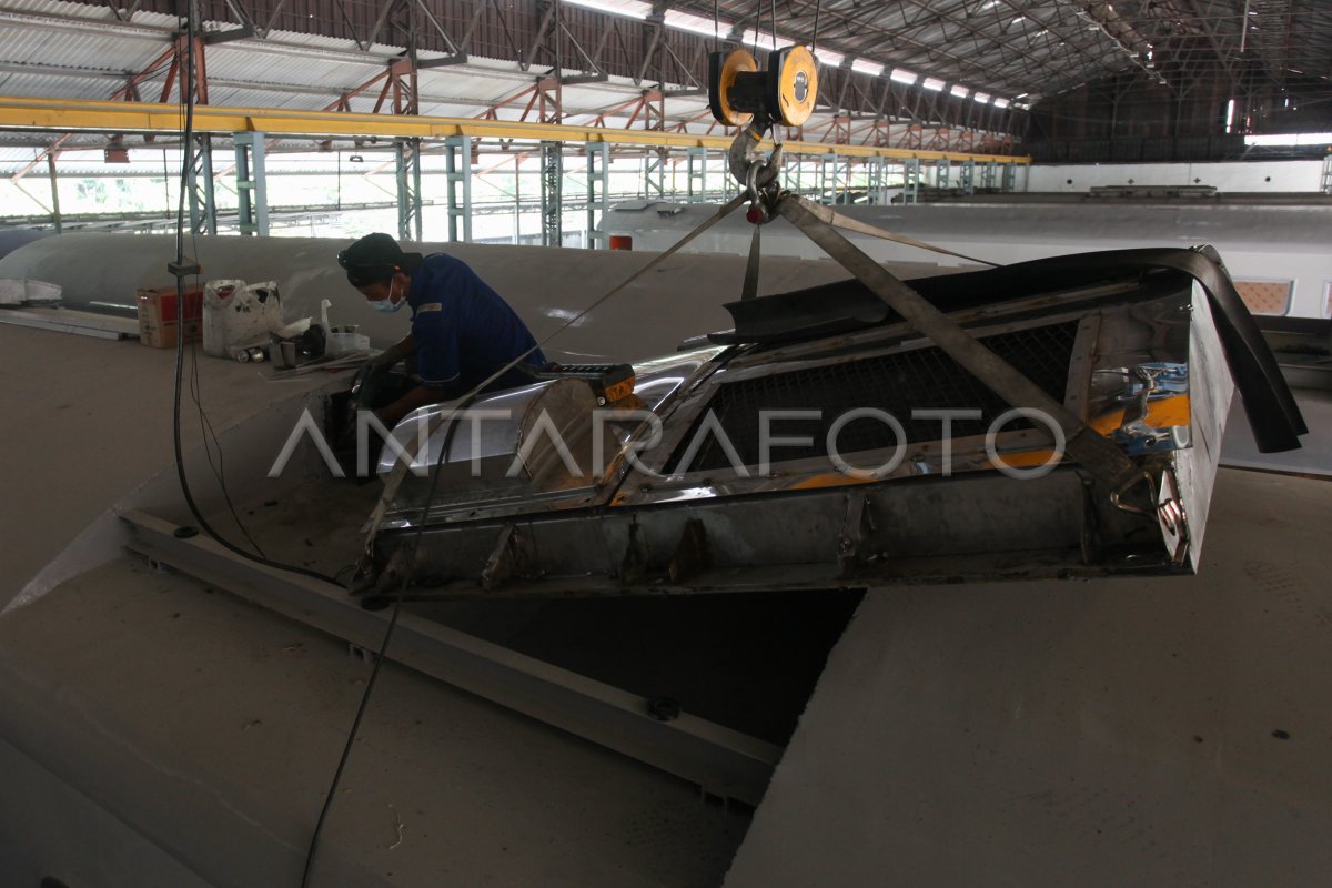 Persiapan Angkutan Kereta Api Lebaran Antara Foto