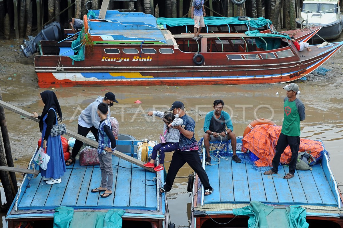 Mudik Awal Penumpang Kapal Cepat Jambi Antara Foto