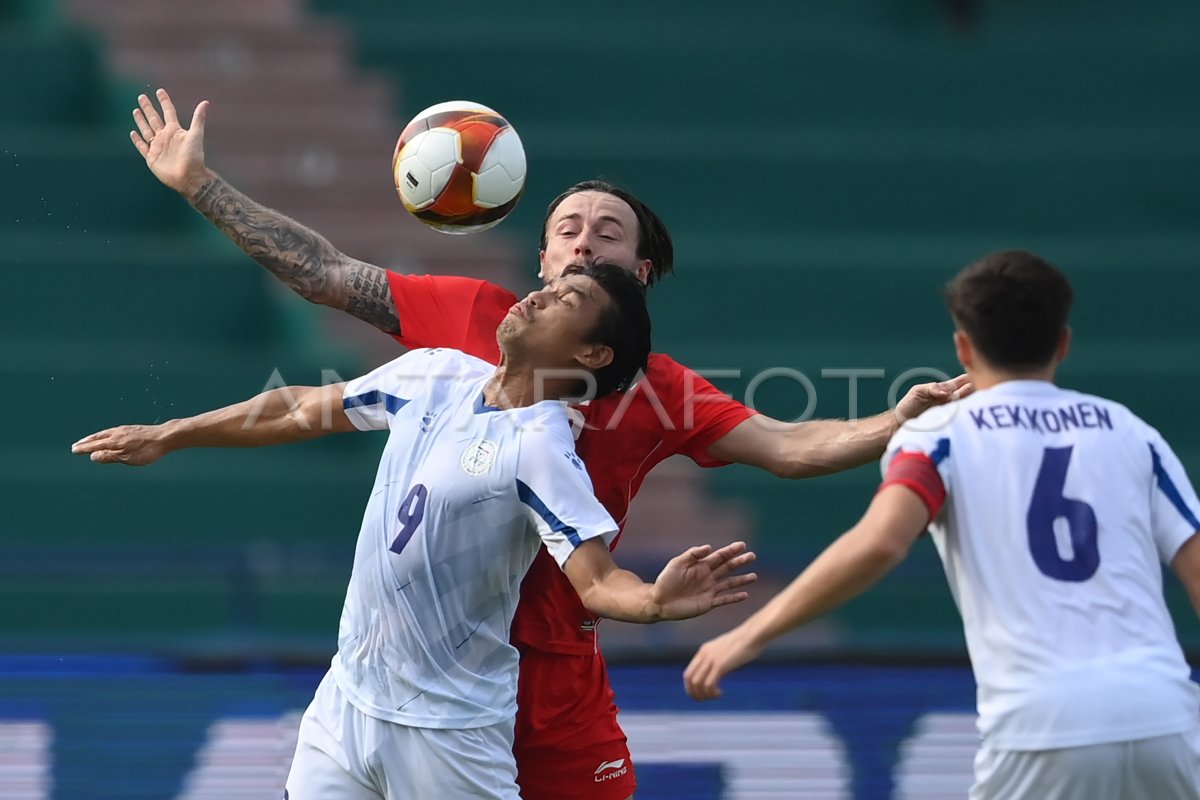 Sea Games Sepak Bola Indonesia Kalahkan Filipina Antara Foto