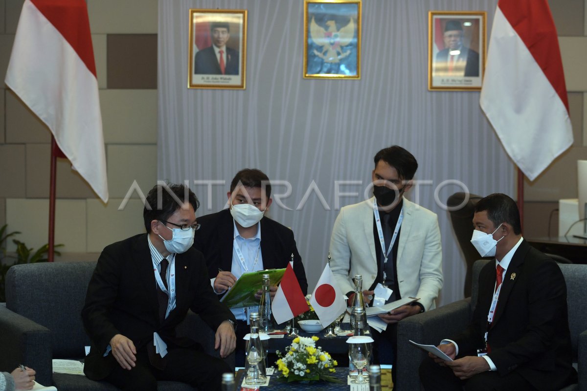 PERTEMUAN BILATERAL INDONESIA JEPANG DI GPDRR 2022 ANTARA Foto