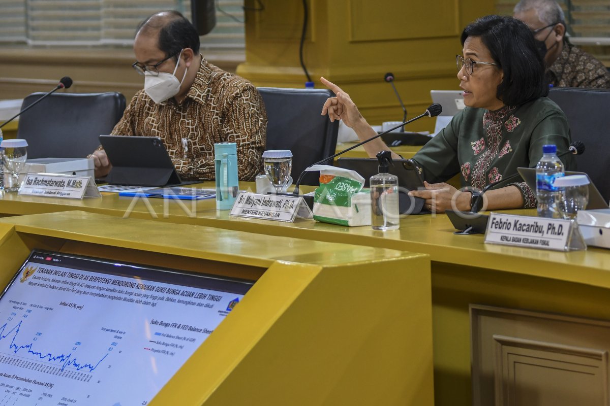 Raker Komite Iv Dpd Dengan Menteri Keuangan Antara Foto