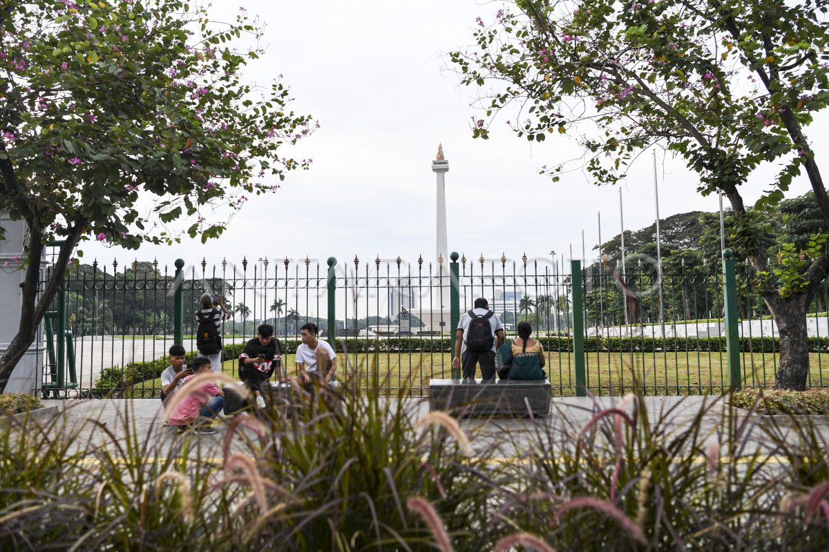 Rencana Pembukaan Kembali Monas Antara Foto