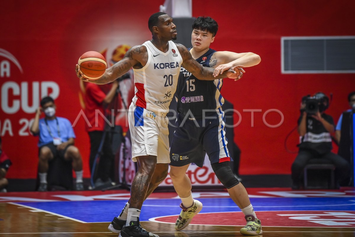 FIBA ASIA CUP 2022 KOREA SELATAN KALAHKAN TAIWAN ANTARA Foto