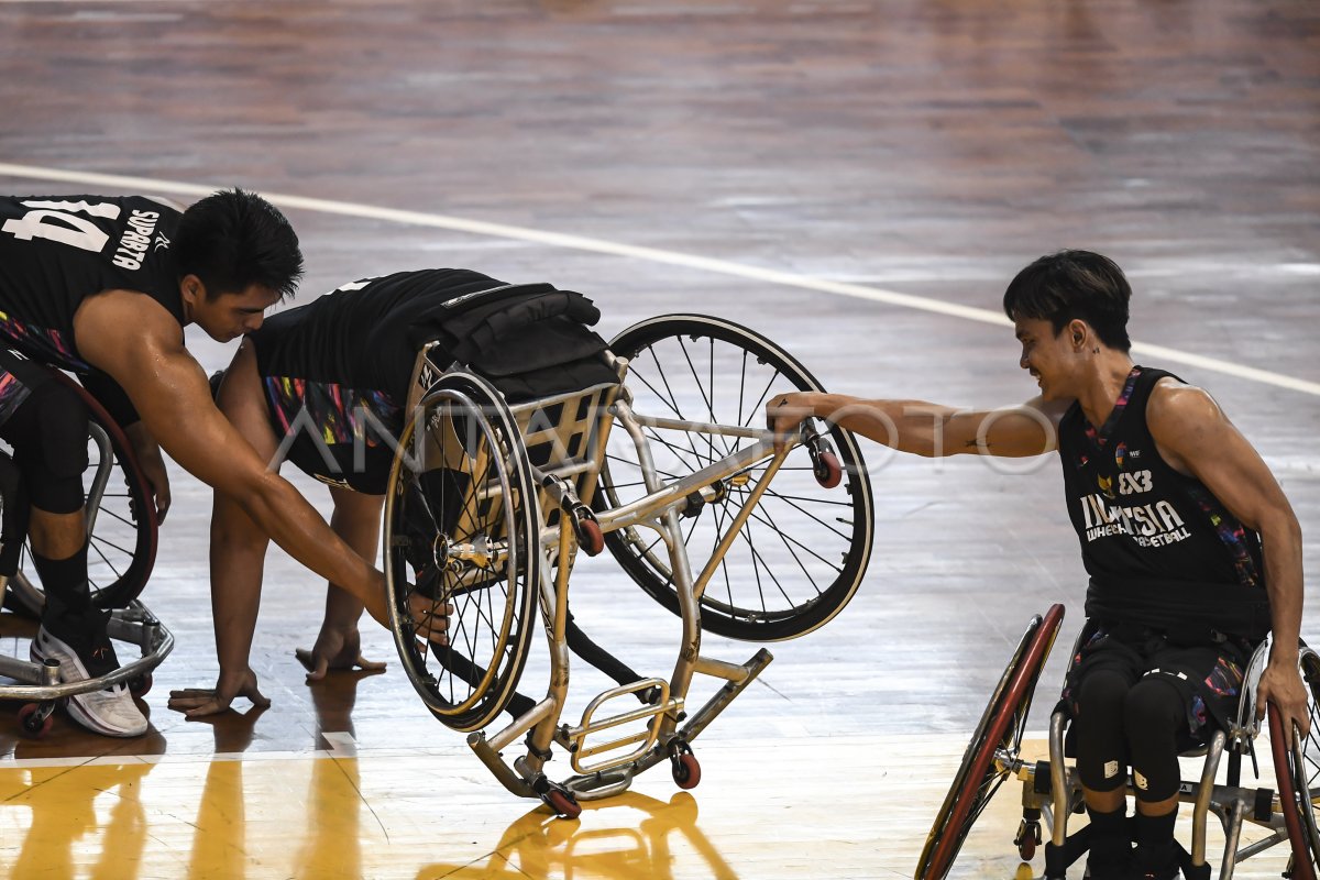 Tim Basket Kursi Roda X Indonesia Raih Perunggu Apg Antara Foto