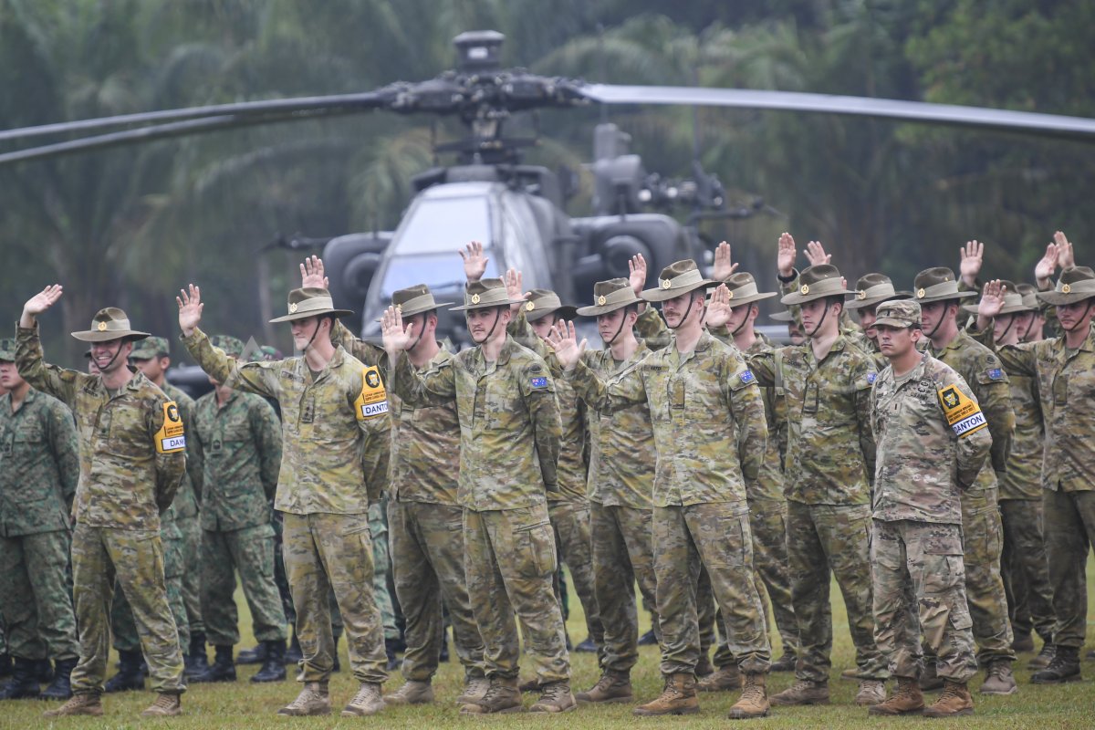 PEMBUKAAN LATIHAN BERSAMA SUPER GARUDA SHIELD 2022 ANTARA Foto