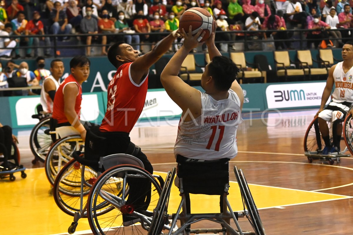 Medali Perunggu Tim Basket Kursi Roda Indonesia Antara Foto