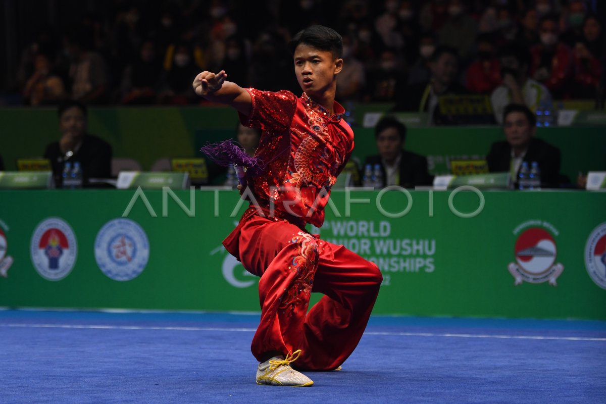 Hari Kedua Kejuaraan Dunia Wushu Junior Antara Foto