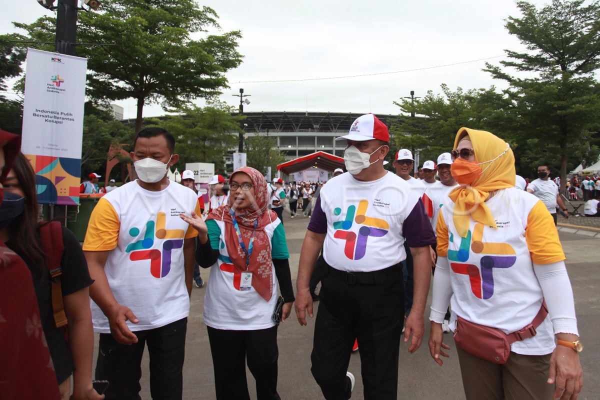 Peringatan Hari Antikorupsi Sedunia Antara Foto