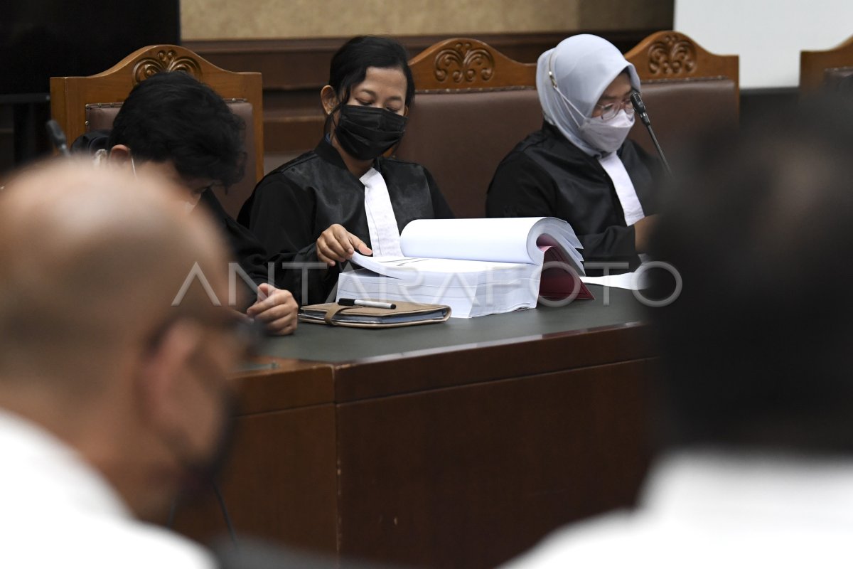 SIDANG TUNTUTAN KASUS SUAP MINYAK GORENG ANTARA Foto