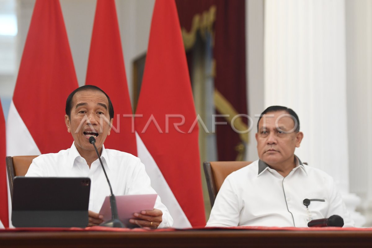 Presiden Tanggapi Penurunan Indeks Persepsi Korupsi Indonesia Antara Foto