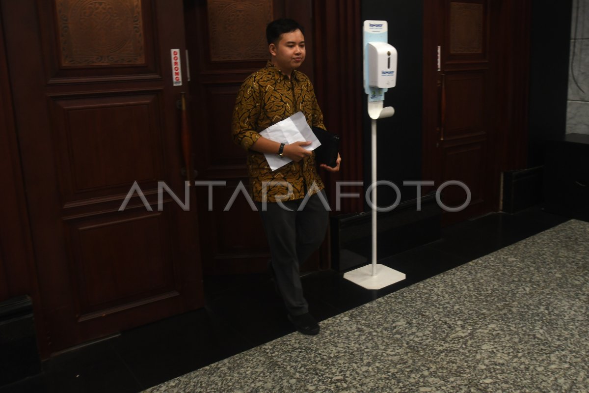 PEMERIKSAAN PELAPOR HAKIM MK ANTARA Foto