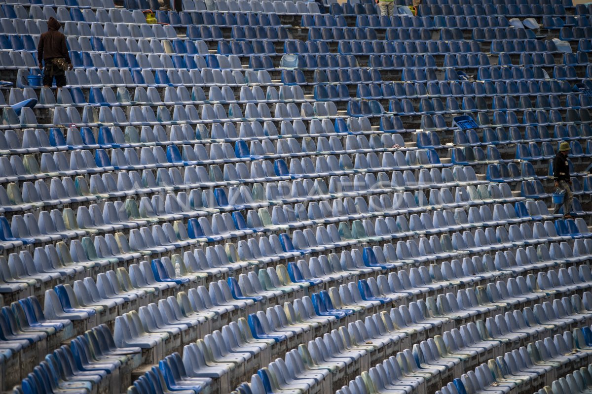 Renovasi Stadion Si Jalak Harupat Antara Foto