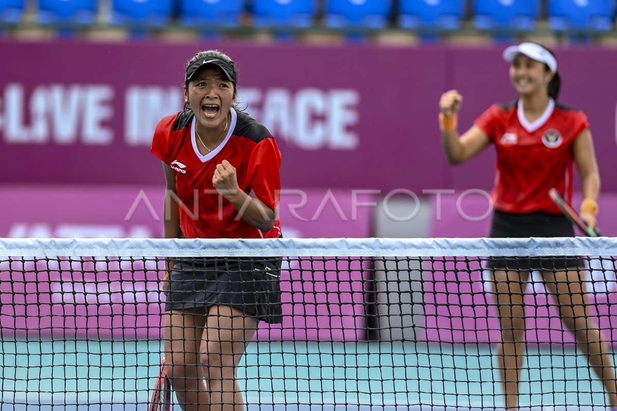 Tenis Ganda Putri Indonesia Raih Medali Perak Sea Games Antara Foto