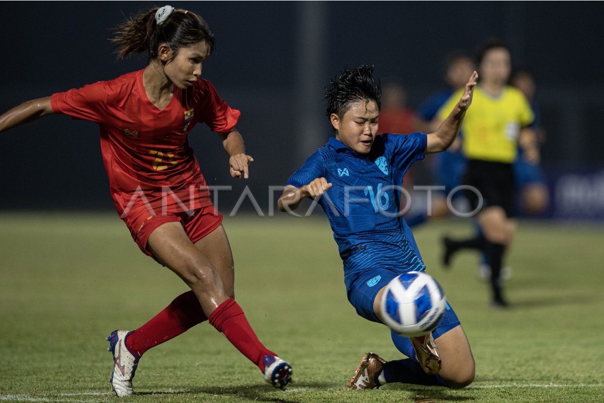 Thailand Kalahkan Myanmar Antara Foto