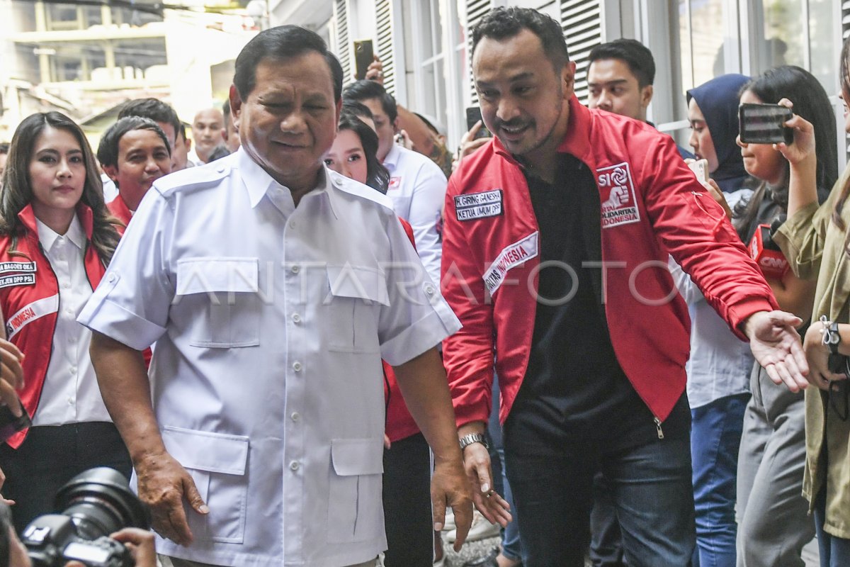 Prabowo Kunjungi DPP PSI ANTARA Foto