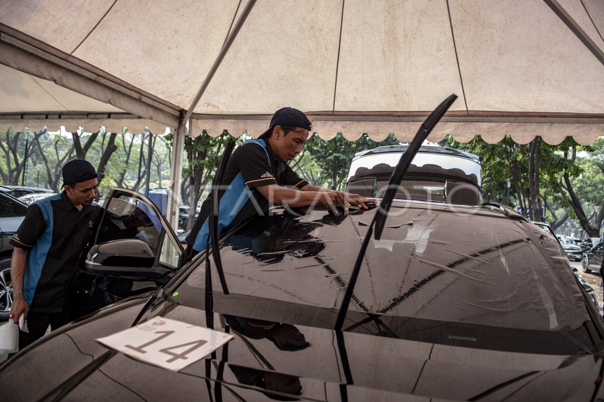 Mobil Listrik Sebagai Kendaraan Resmi KTT Ke 43 ASEAN ANTARA Foto