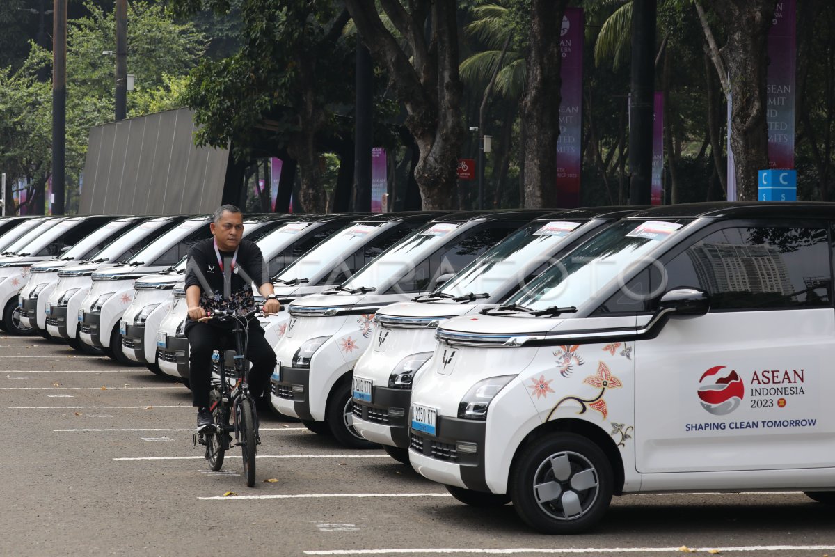 Kendaraan Listrik Ktt Asean Antara Foto