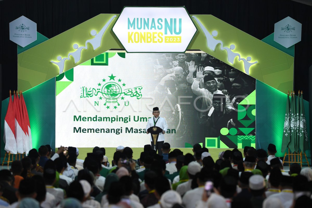 Pembukaan Musyawarah Nasional Dan Konferensi Besar NU ANTARA Foto