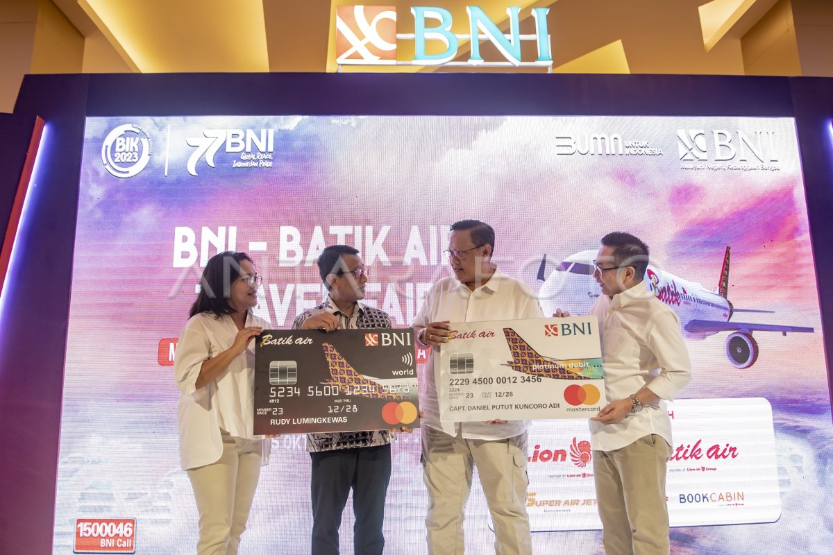 Bni Batik Air Travel Fair Antara Foto