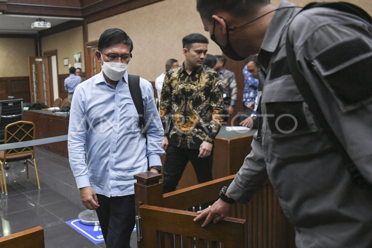 Sidang Lanjutan Korupsi BTS ANTARA Foto