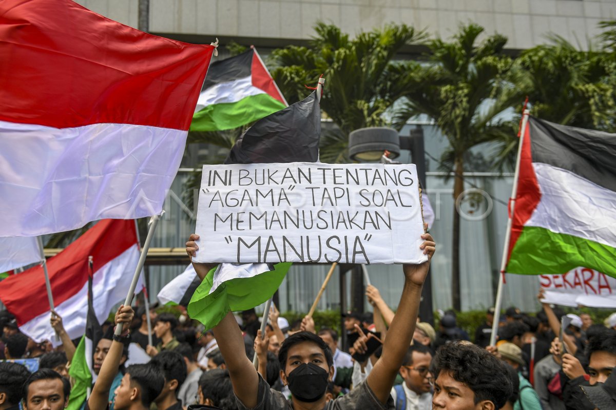 Aksi Solidaritas Untuk Palestina ANTARA Foto