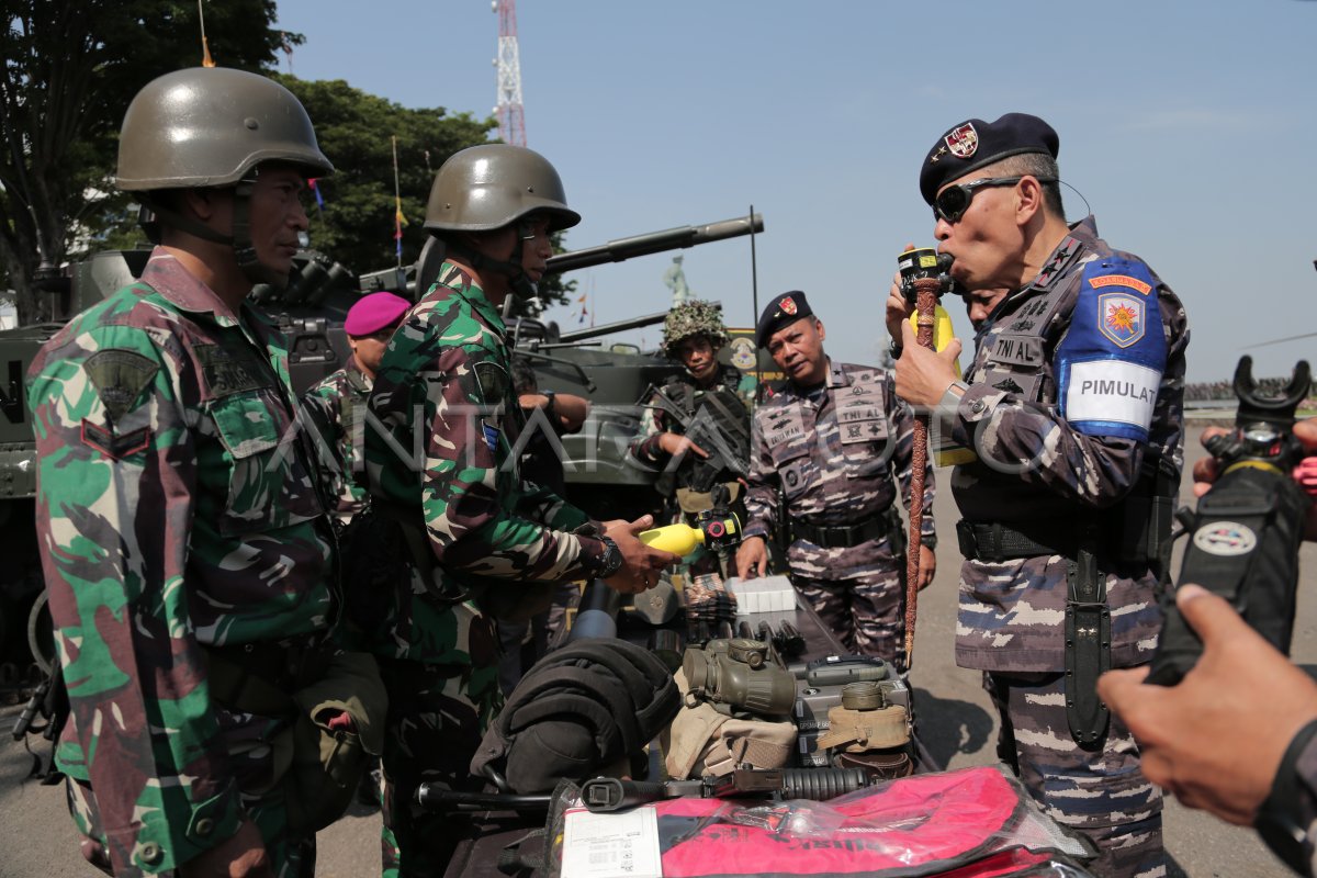 Apel Gelar Pasukan Latihan Glagaspur L Iii Satkor Dan Satfib Antara Foto