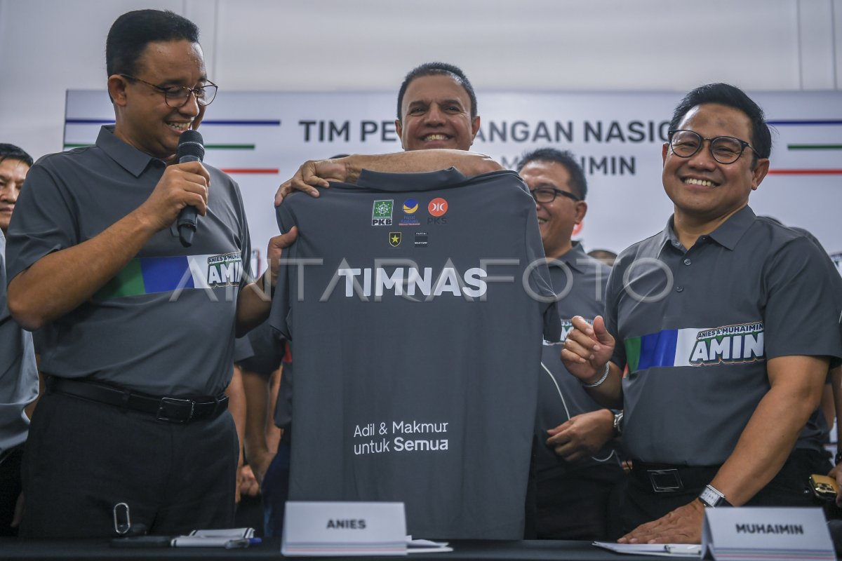 Deklarasi Susunan Tim Kampanye Nasional Anies Muhaimin Antara Foto