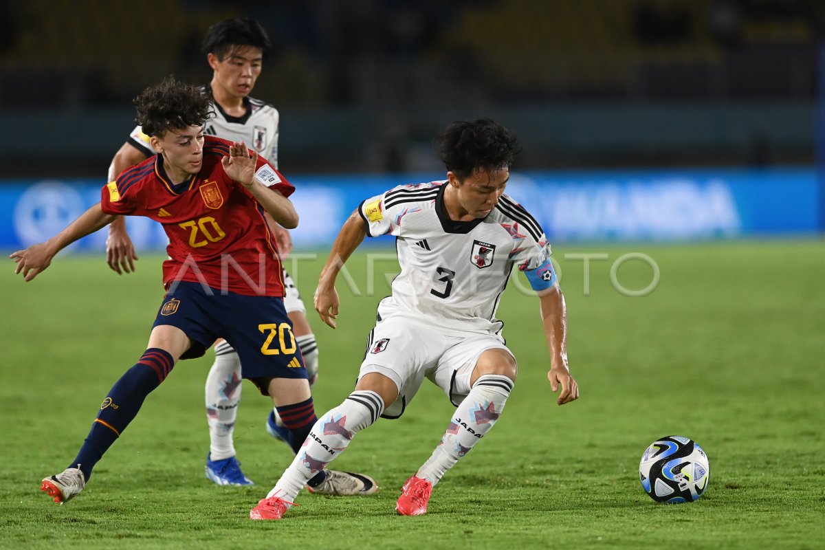 Babak Besar Piala Dunia U Spanyol Melawan Jepang Antara Foto