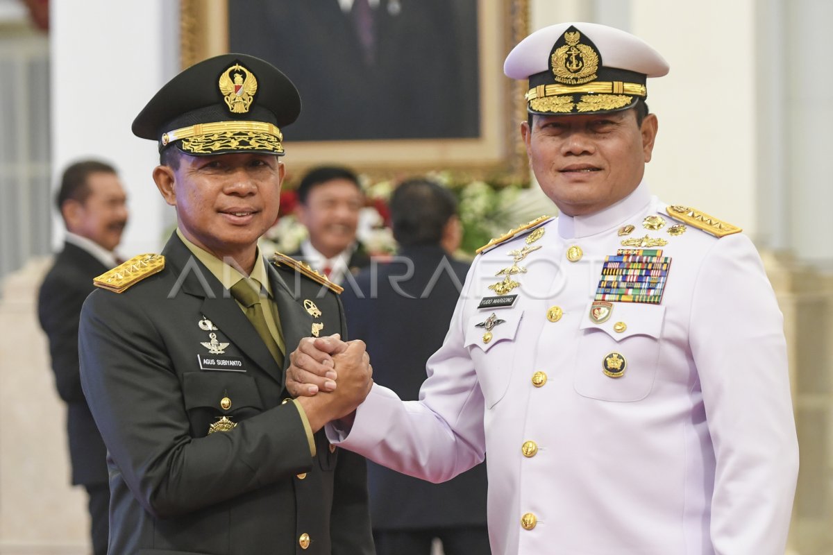 Pelantikan Jenderal Tni Agus Subiyanto Menjadi Panglima Tni Pang