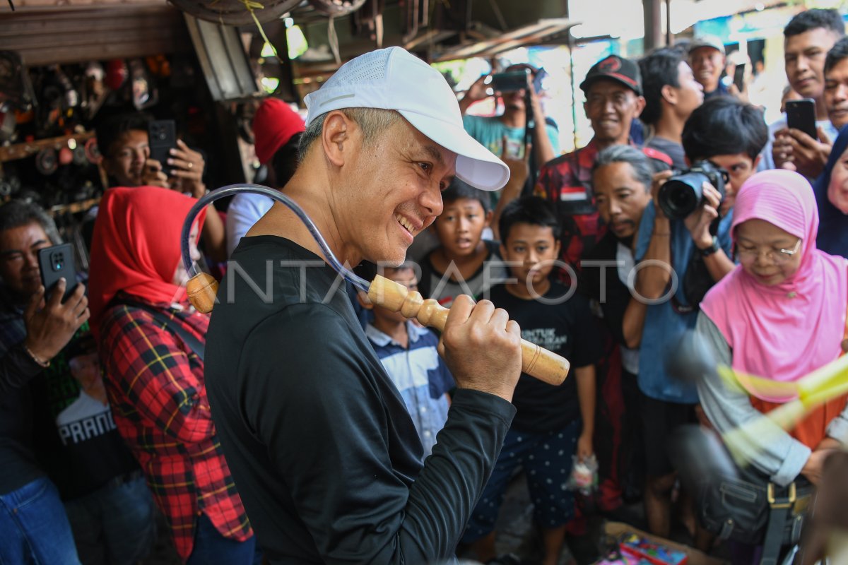 Ganjar Pranowo Kunjungan Pasar Kilitikan Notoharjo Antara Foto