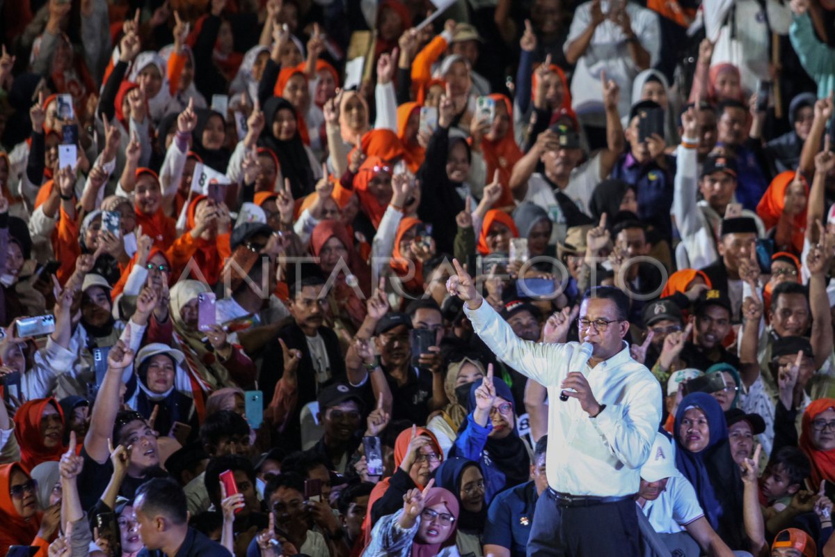 Kampanye Akbar Anies Baswedan Di Kabupaten Bogor Antara Foto