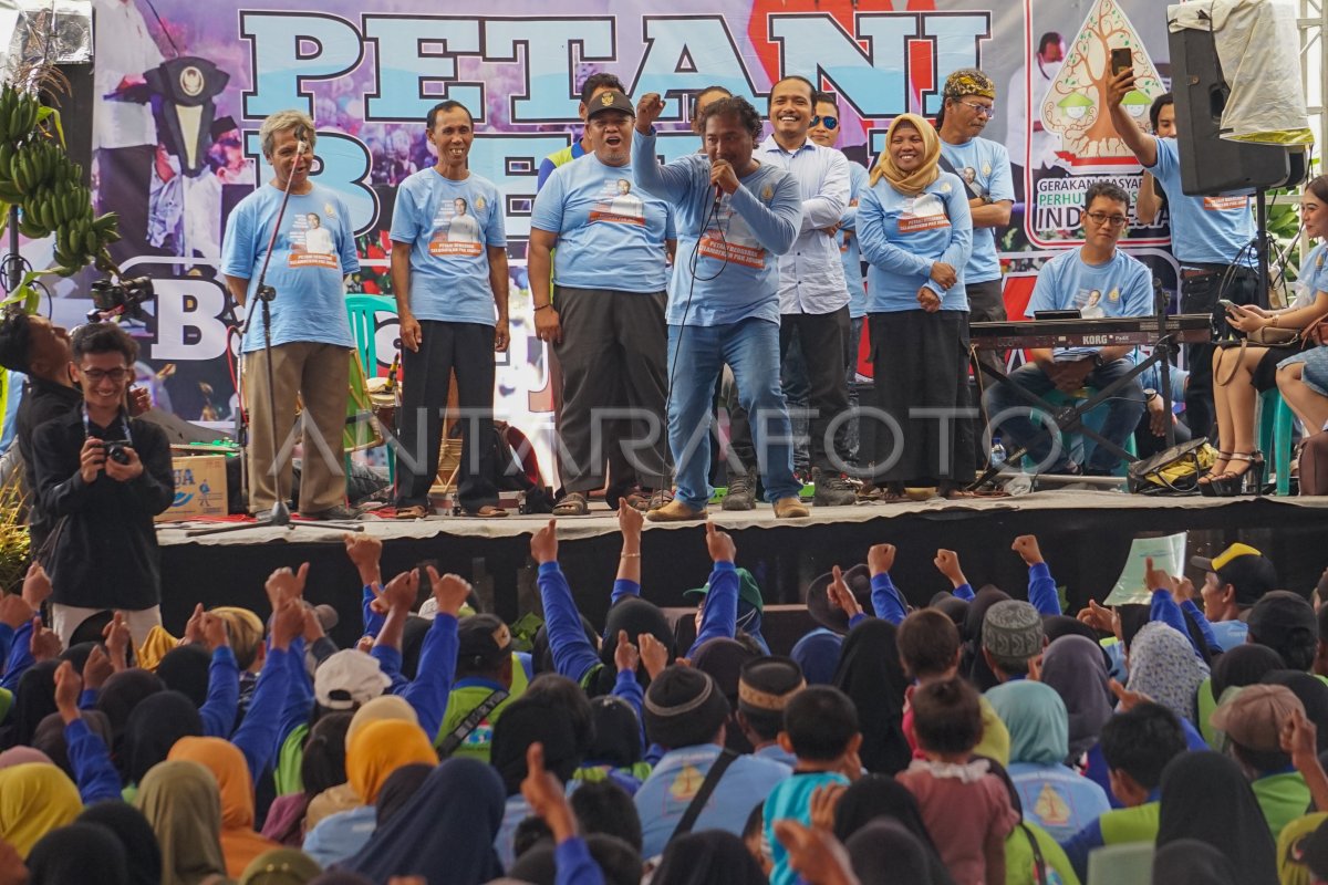 Gerakan Masyarakat Perhutanan Sosial Indonesia Dukung Jokowi ANTARA Foto