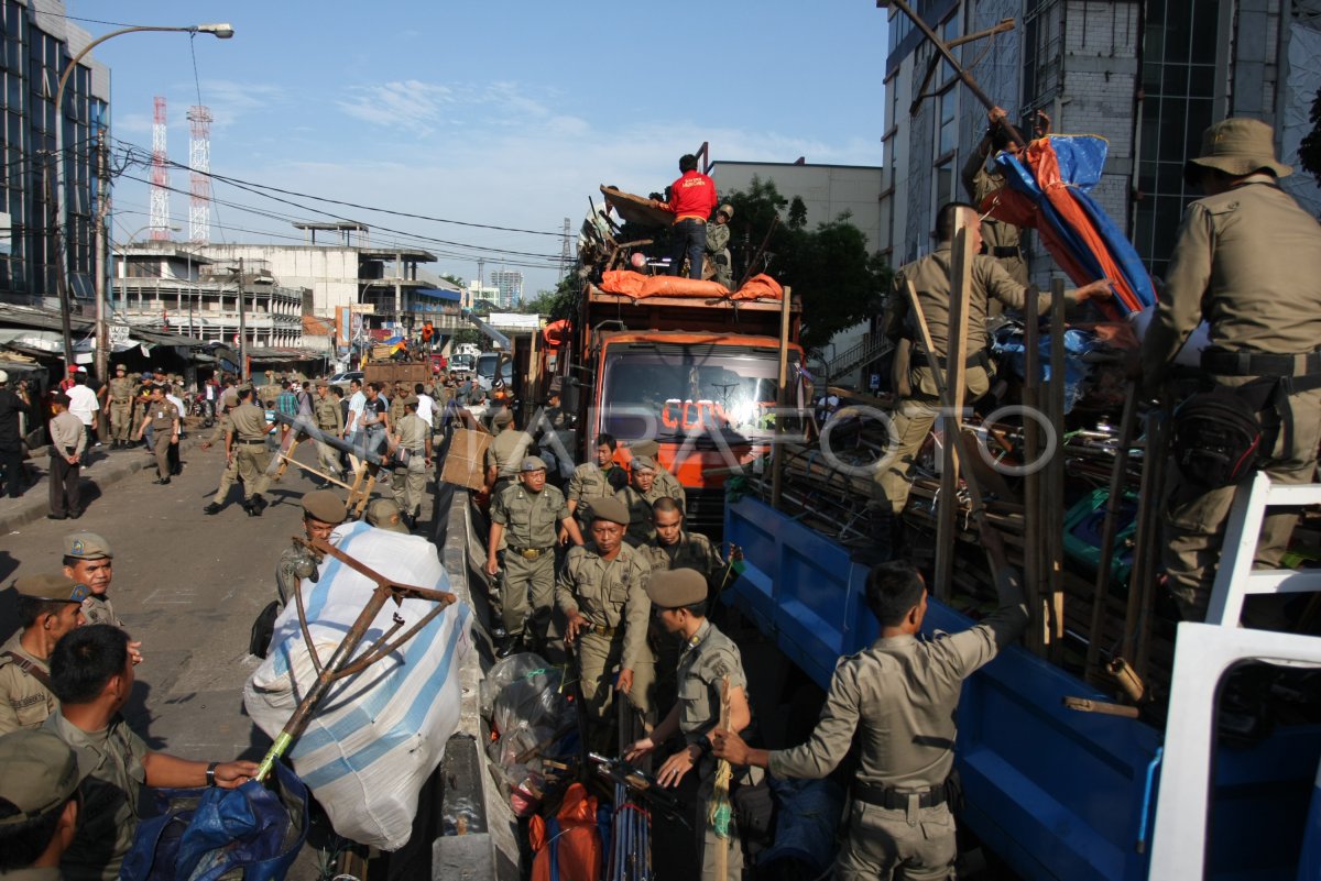 Penertiban Pkl Tanah Abang Antara Foto