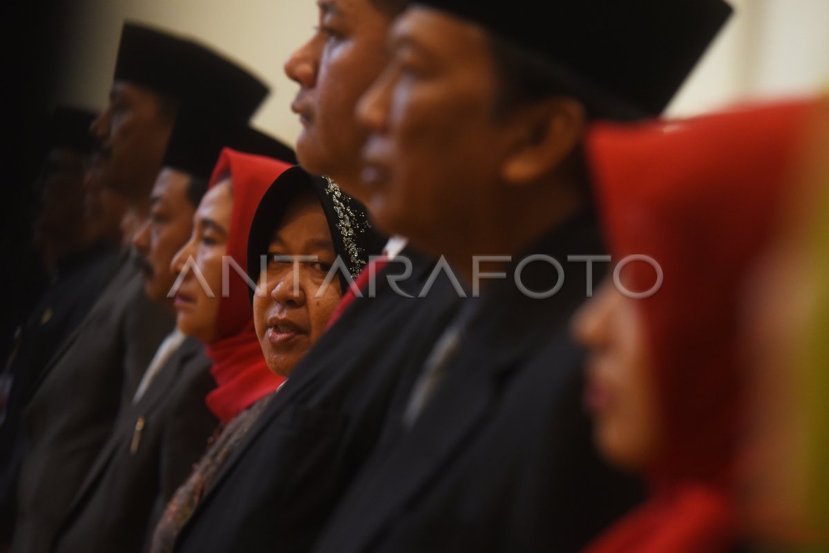 Pelantikan Penjabat Walikota Surabaya Antara Foto