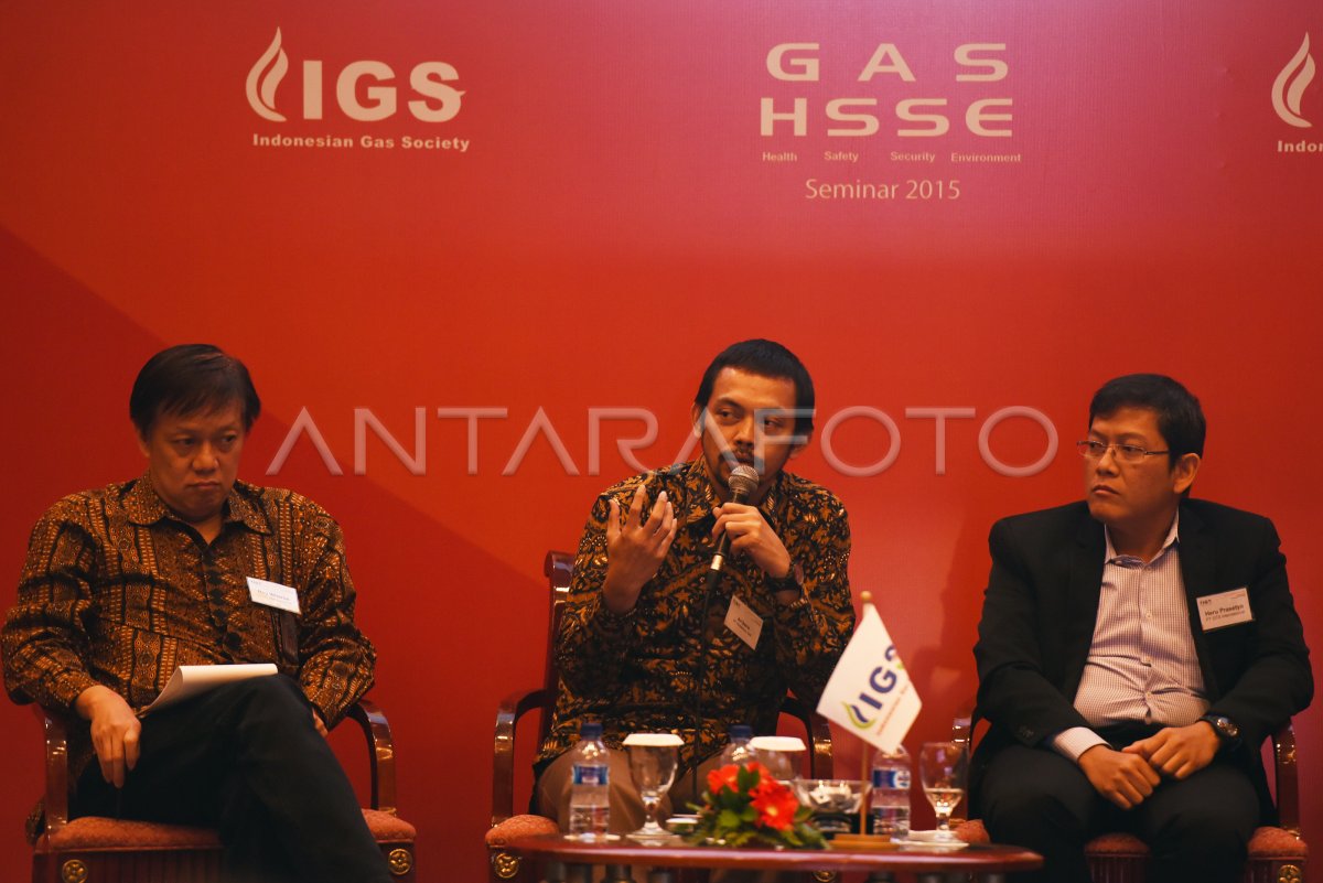 Seminar Keselamatan Kerja Industri Gas Antara Foto