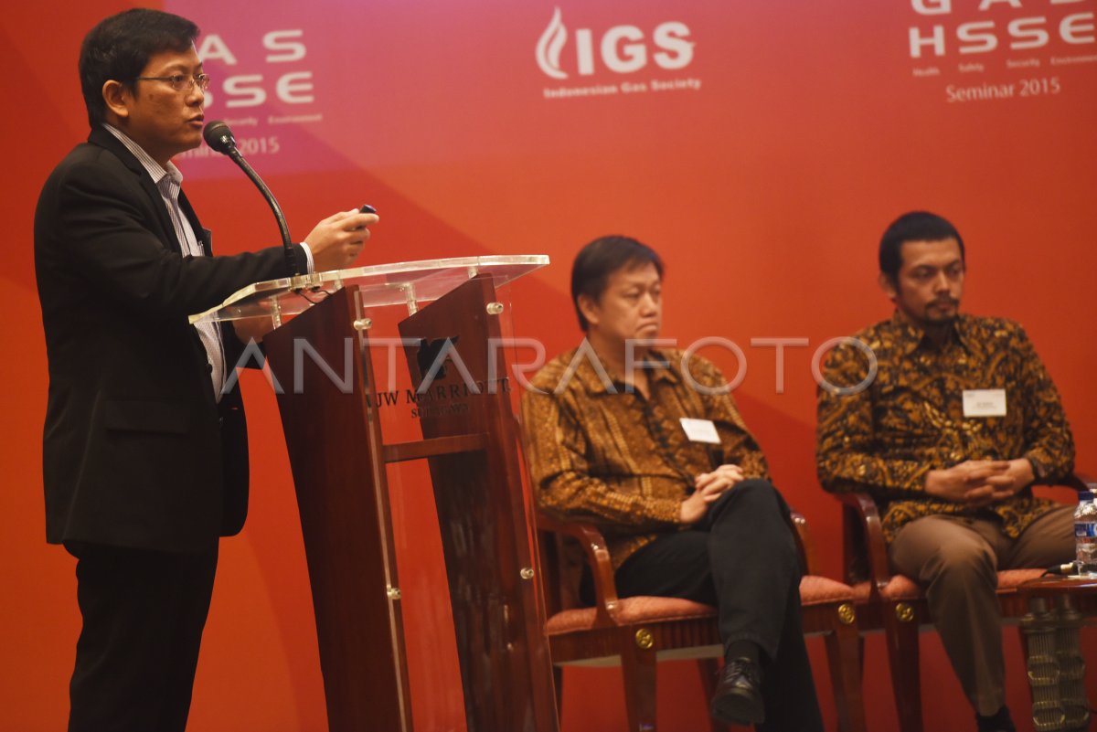 Seminar Keselamatan Kerja Industri Gas Antara Foto