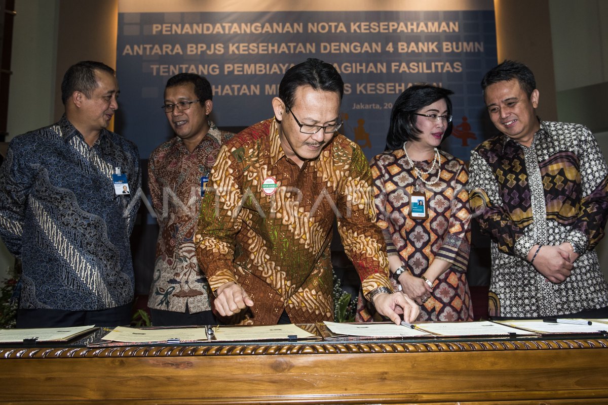 KERJASAMA PEMBAYARAN BPJS KESEHATAN ANTARA Foto