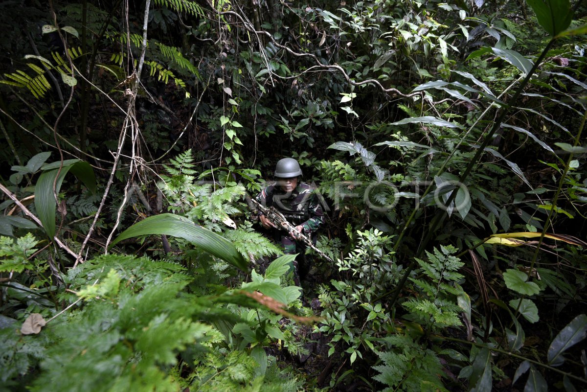 Patroli Perbatasan Indonesia Png Antara Foto