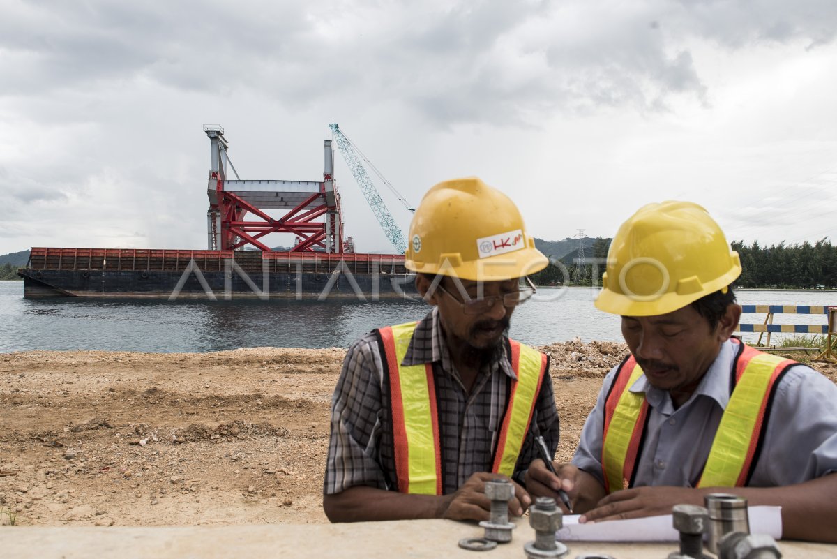 PEMBANGUNAN JEMBATAN HOLTEKAMP JAYAPURA ANTARA Foto