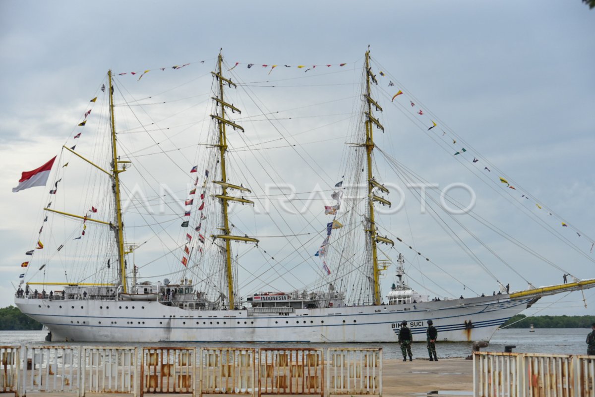 Kedatangan Kri Bima Suci Di Medan Antara Foto