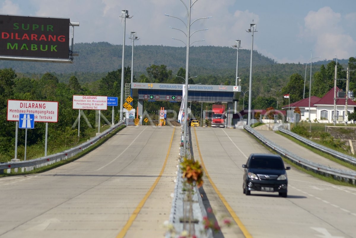 Rencana Penyesuaian Tarif Tol Trans Sumatera ANTARA Foto