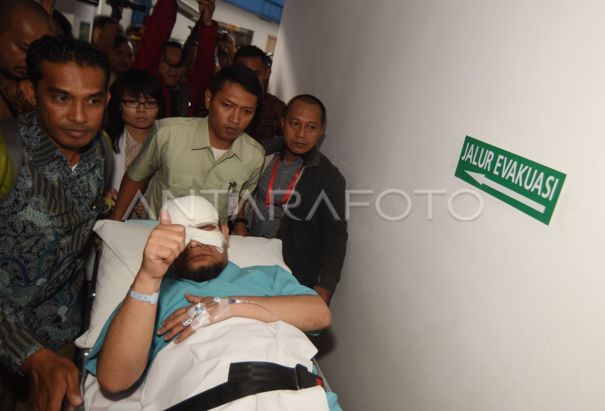 NOVEL BASWEDAN DISIRAM AIR KERAS ANTARA Foto