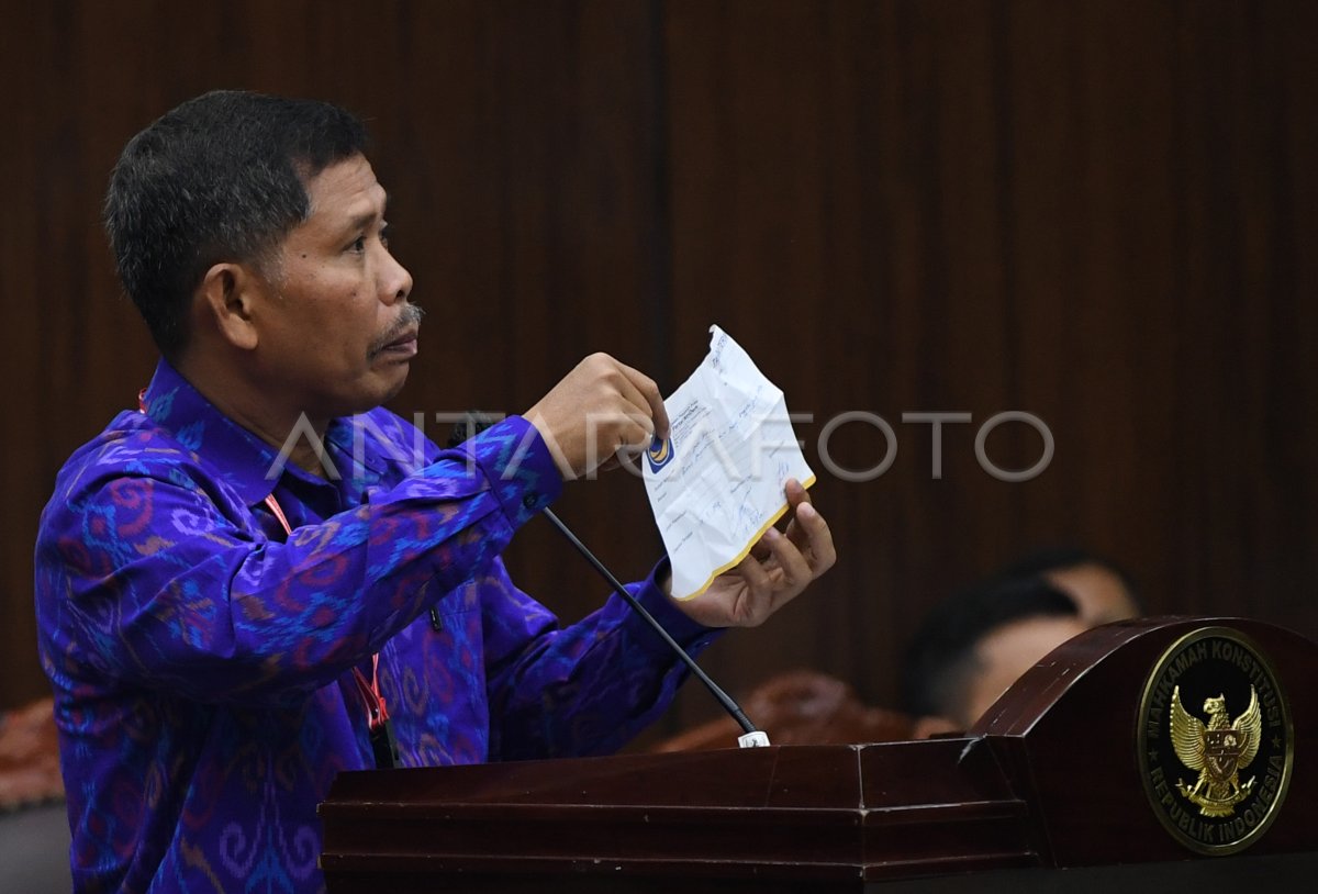 Sidang Lanjutan Sengketa Pilpres 2024 ANTARA Foto