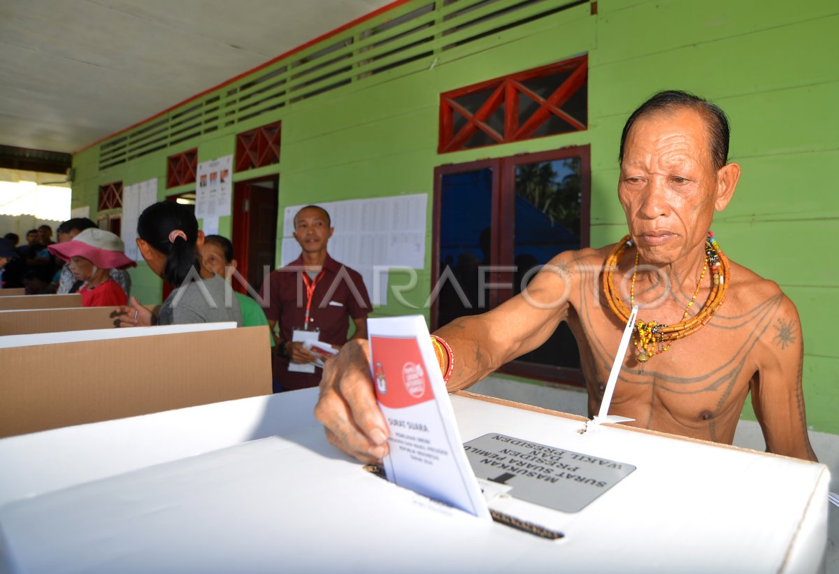 Pelaksanaan Pemilu 2024 Di Mentawai ANTARA Foto