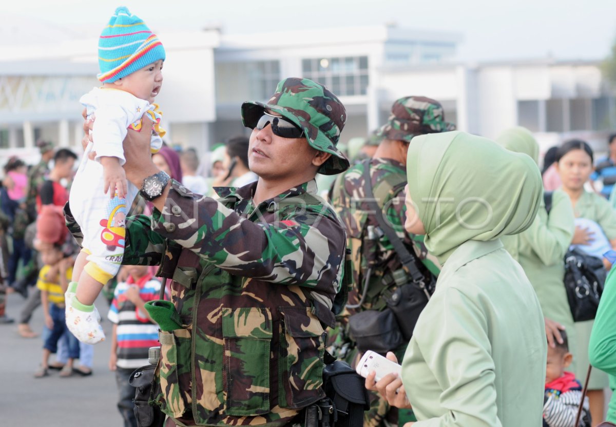 Pemberangkatan Pasukan Pamtas Antara Foto