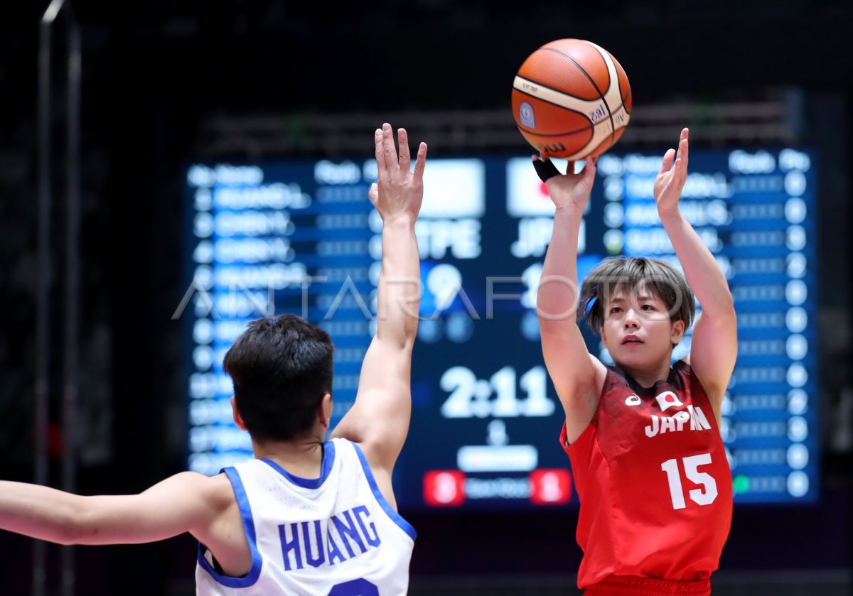 Final Perunggu Basket Putri Chinese Taipei Vs Jepang Antara Foto