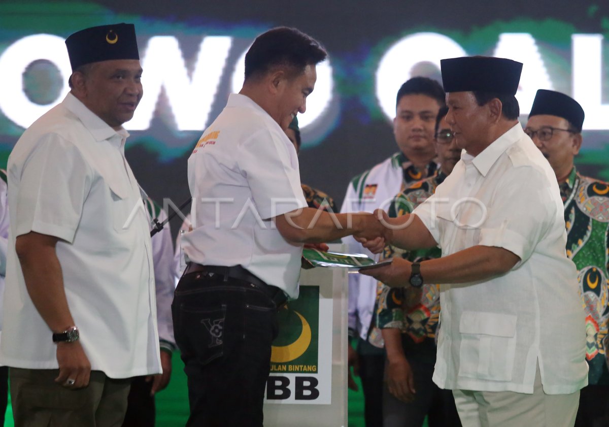 PBB Deklarasi Prabowo Calon Presiden ANTARA Foto