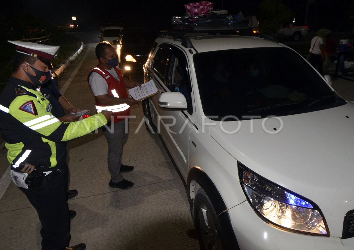 Operasi Microsleep Ruas Tol Lampung Antara Foto