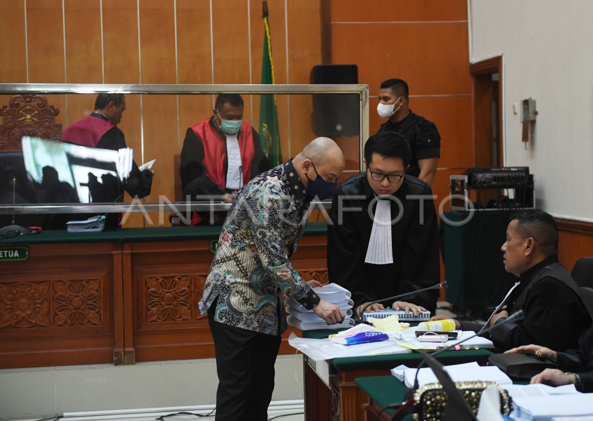 SIDANG PLEDOI TEDDY MINAHASA ANTARA Foto