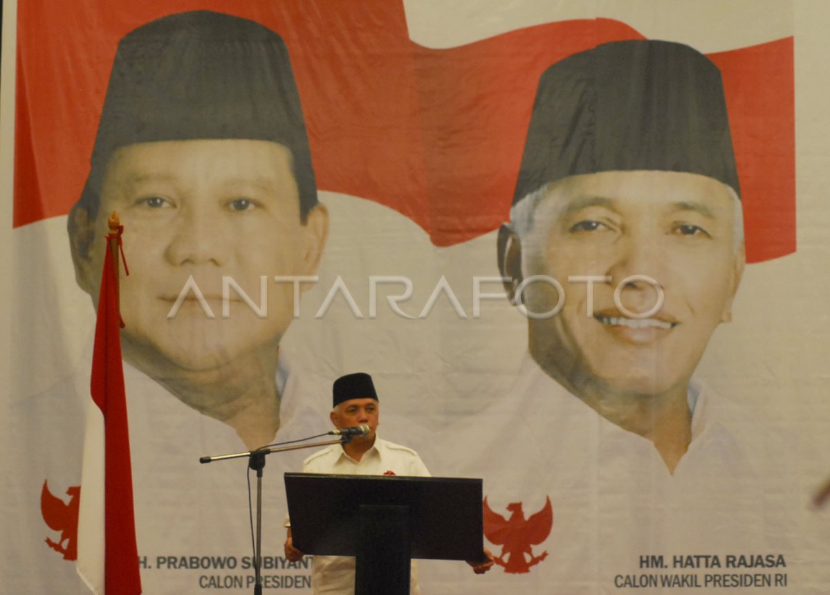 Deklarasi Prabowo Hatta Antara Foto